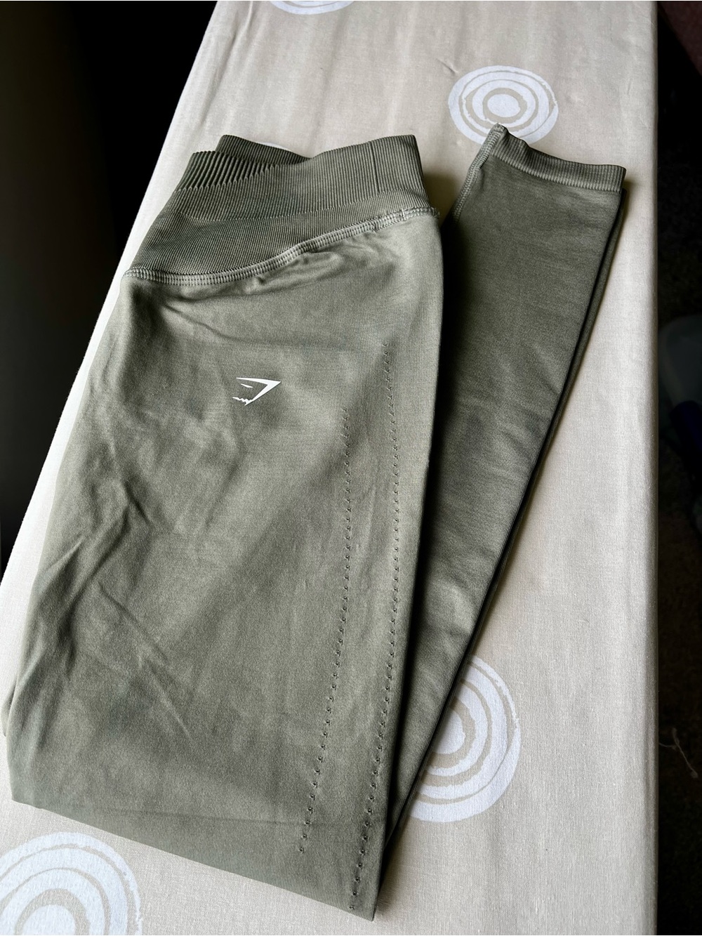 Gymshark Dusty Olive Sweat Seamless Leggings